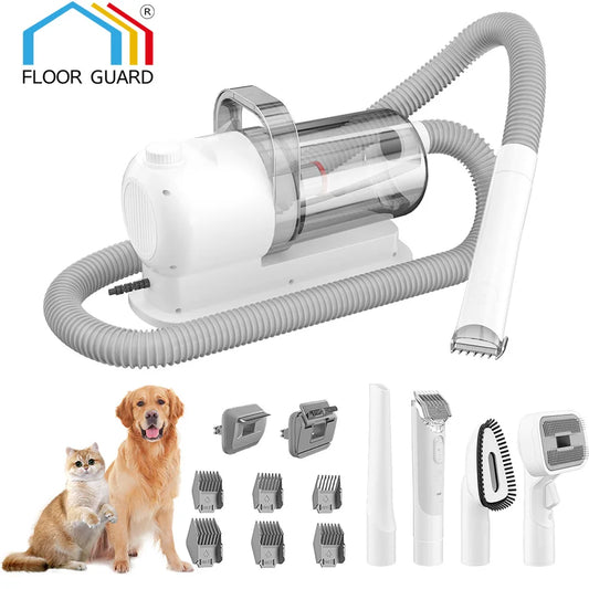PetPro™ 4-in-1 Dog Grooming Vacuum Kit – 2.3L Large Dust Cup, Brush & Hair Cleaner
