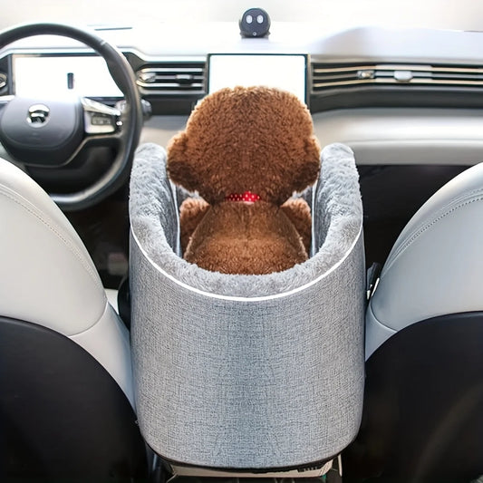 PETFANGFANG™ Portable Pet Car Seat – Secure Travel Bag for Dogs & Cats with Safety Buckle