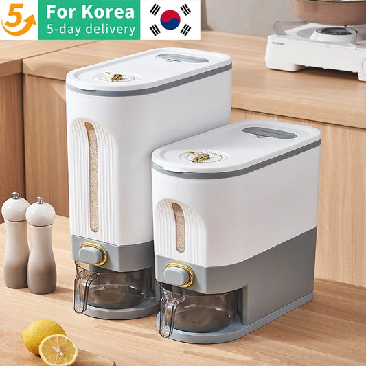 Sealed Rice Storage Bucket – Insect-Proof, Moisture-Proof Food-Grade Container for Kitchen Grain Storage