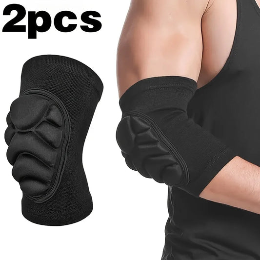 2PCS Anti-Collision Elbow Pads for Sports – EVA Foam Protection, Non-Slip Design
