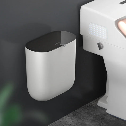 Wall-Mounted Trash Can – Space-Saving Garbage Bin for Kitchen & Bathroom