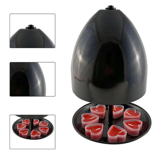 Metal Tealight Radiator Heater – Double-Walled Candle Heater for Home, Office & Living Room