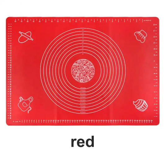 Large Size Silicone Kneading Pad Non-Stick Surface Rolling Dough Mat With Scale Kitchen Cooking Pastry Sheet Oven Liner Bakeware