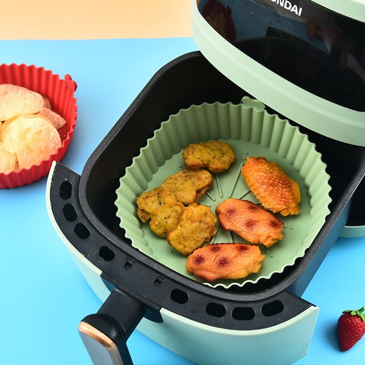Air Fryer Silicone Baking Mat – Reusable Non-Stick Heat-Resistant Liner for Fryer, Oven & Baking Trays