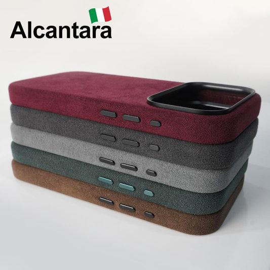 Luxury Alcantara Air Case for iPhone 17 Pro Max – Slim, Shockproof & Magnetic