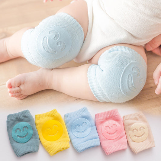 Summer Terry Baby Socks with Crawling Knee Pads – Soft Cotton Non-Slip Socks for Infants & Toddlers