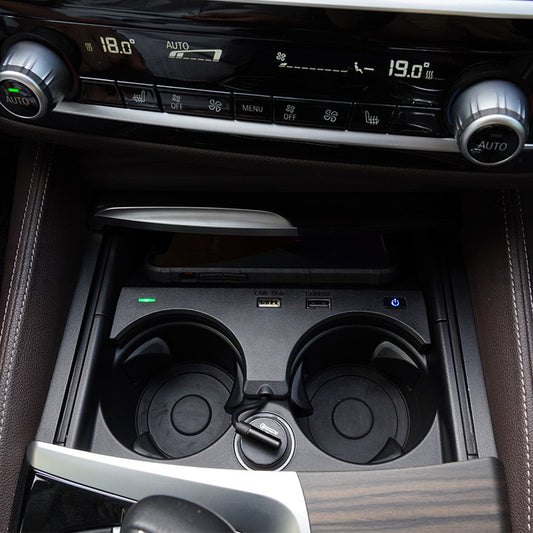 17-21 BMW 5 Series 6 Series Applicable Car Wireless Charger 530i 535i Wireless Charger 10W Fast Charge