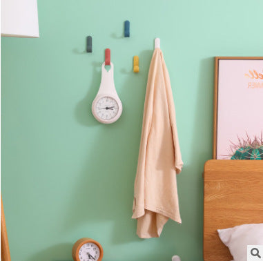 Strong Adhesive Wall Hooks – Multi-Purpose Door Hanger for Clothes, Keys & Towels | No-Drill Coat Rack for Home, Kitchen & Bathroom