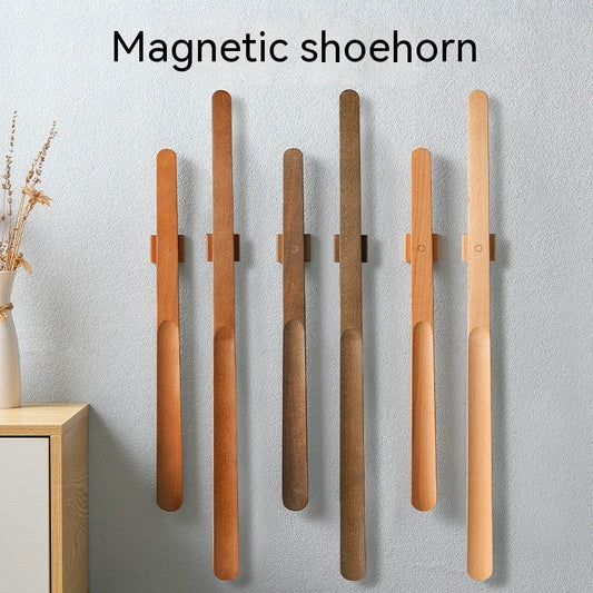 Magnetic Suction Shoehorn Long Handle Pregnant Women Lazy Fabulous Shoes Wearing Tool