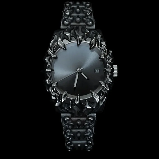Retro Y2K Alabaster Claw Watch – Unique European-American Fashion Niche Timepiece