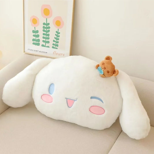 Oversized Cinnamoroll Plush Toy – Kawaii Japanese-Style Hug Pillow & Sofa Back Cushion | Cute Kuromi Plush Decoration
