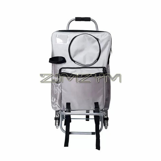 Art Portfolio Backpack with Trolley – Heavy-Duty Canvas Artist Carry Bag with Multifunctional Cart