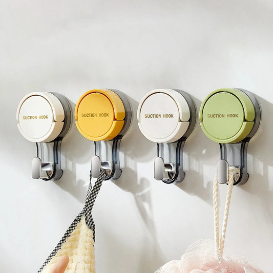 Reusable Suction Cup Hooks – Strong Waterproof Vacuum Hooks for Bathroom, Kitchen & Closet (1–20 PCS)