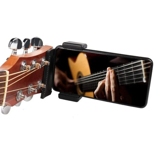 Guitar Headstock Mobile Phone Holder for Acoustic & Electric Guitars