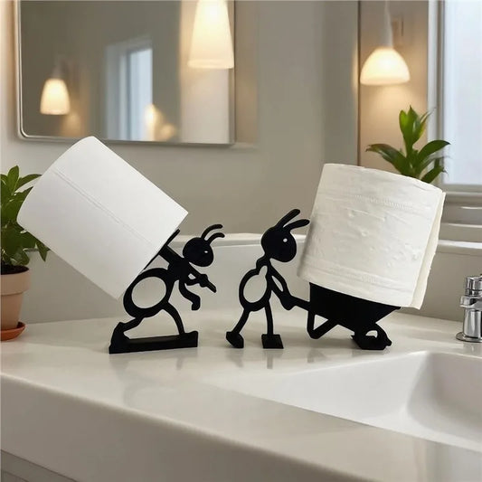 AntBuddy™ 3D Printed Tissue Holder – Cute Decorative Figurine & Desktop Paper Dispenser