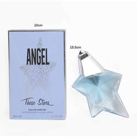50ml Angel Eau De Parfum Refillable Spray Standing Star New Muler Pheromone Elegant Charm Fresh Natural Vitality Perfume Spray