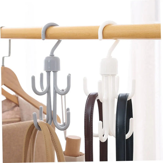 Rotate Hook Holder Rack – 360° Rotating Eight-Claw Handbag & Closet Organizer