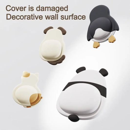 Soft Rubber Mute Door Stopper – Self-Adhesive Anti-Collision Wall Pad for Shockproof Protection