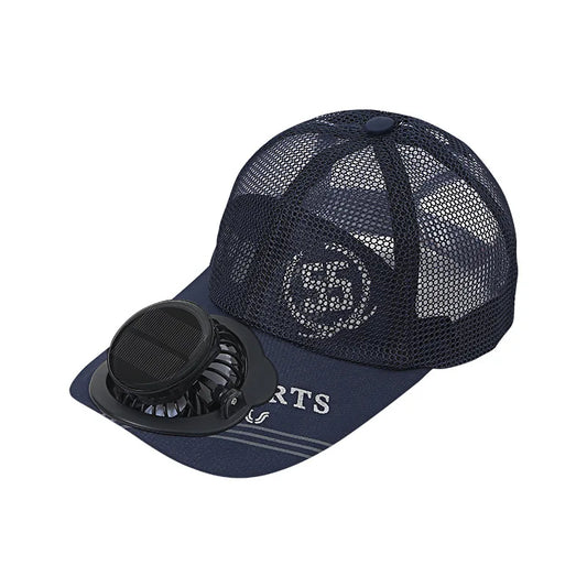SunBreeze™ Solar-Powered Fan Cap – Cooling Baseball Hat for Outdoor Sun Protection