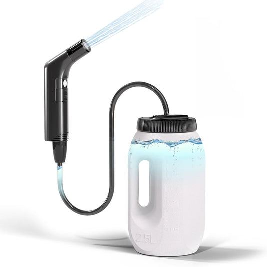 2.5L Portable Electric Bidet Rechargeable Shataf Hand Bidet Butt Sprayer for Personal Hygiene Cleaning Travel Camping Bidet