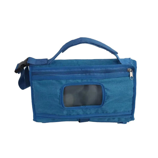 Portable Waterproof Baby Changing Pad with Wipes Pocket & Storage