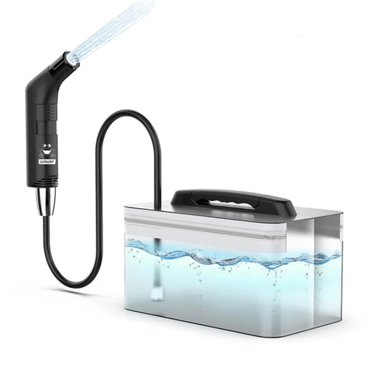 Wower Portable Electric Bidet for Personal Hygiene Cleaning 2.3L Shattaf Rechargeable Travel Camping Bidet Shower Sprayer