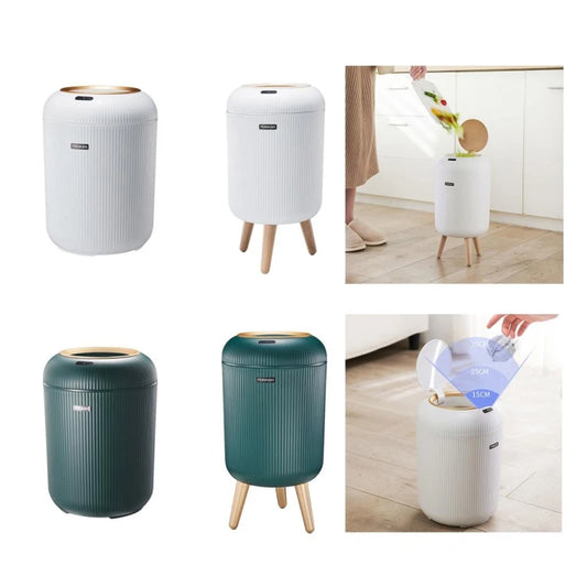SmartBin™ 2025 Automatic Sensor Trash Can – Touchless Recycle Bin for Home, Kitchen & Office
